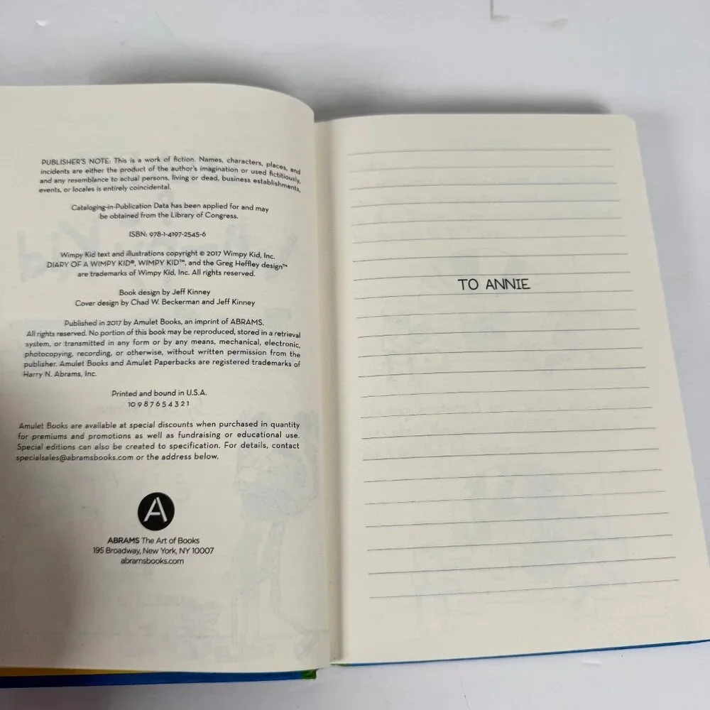Diary of‎ a Wimpy Kid The Getaway Jeff Kinney 2017 First Printing B&N Exclusive